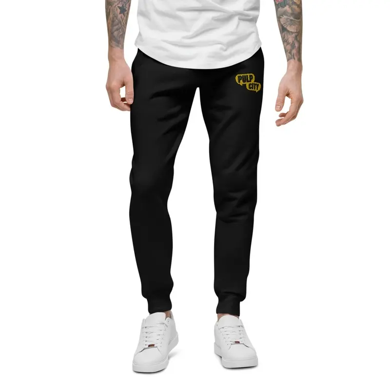 Pulp City Comedy Embroidered Joggers