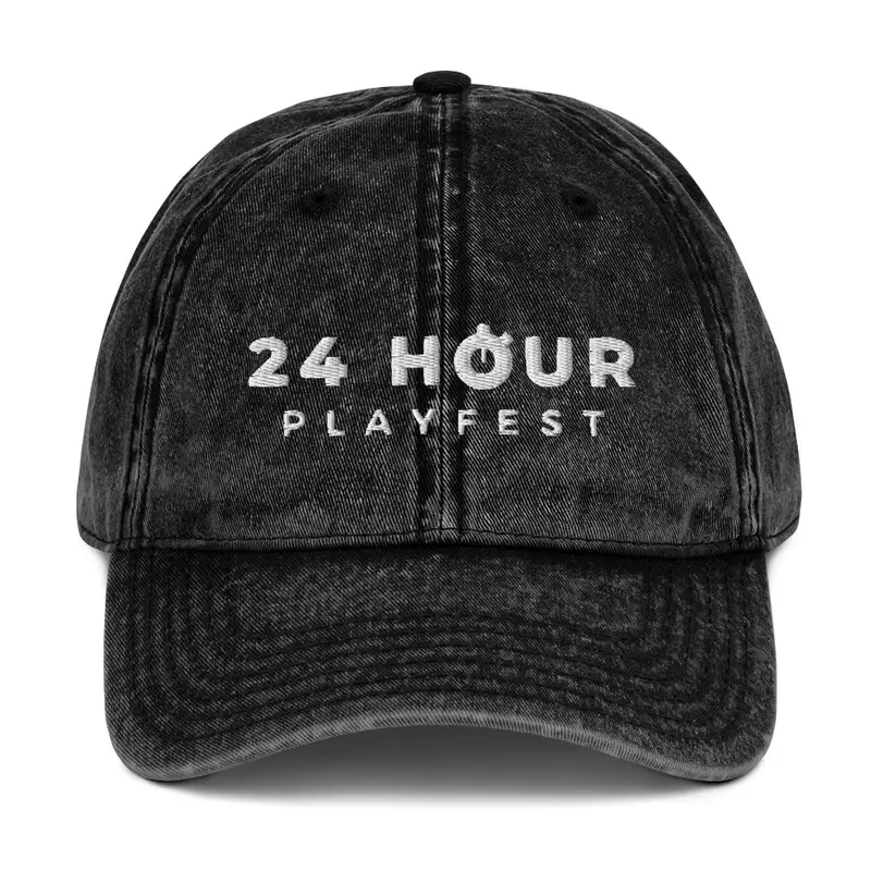 24 Hour Play Fest Distressed Cap